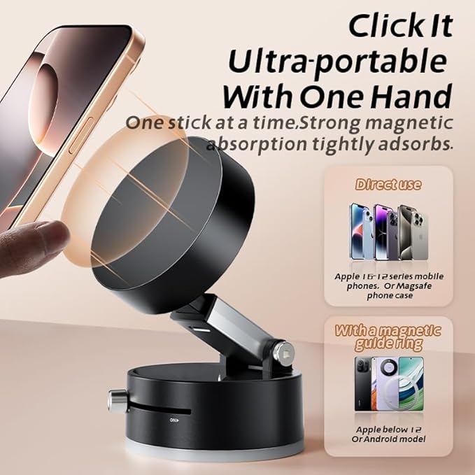 Luke™ - Vacuum Magnetic Suction Phone Holder