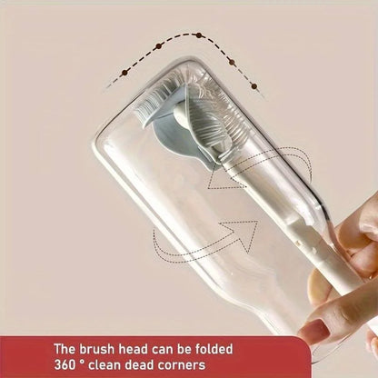 Long Handle Silicone Bottle Cleaner Brush (Pack of 2)